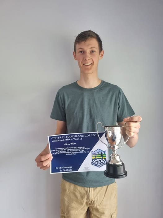 Oliver White Winner Of CSC Southtech Year 13 Digital Technology Prize 2025